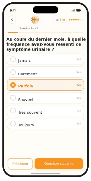 Questionnaire patient Uro-OS